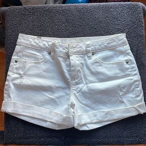 Lauren Conrad shorts, size 6, white, 3” inseam, waist 30”